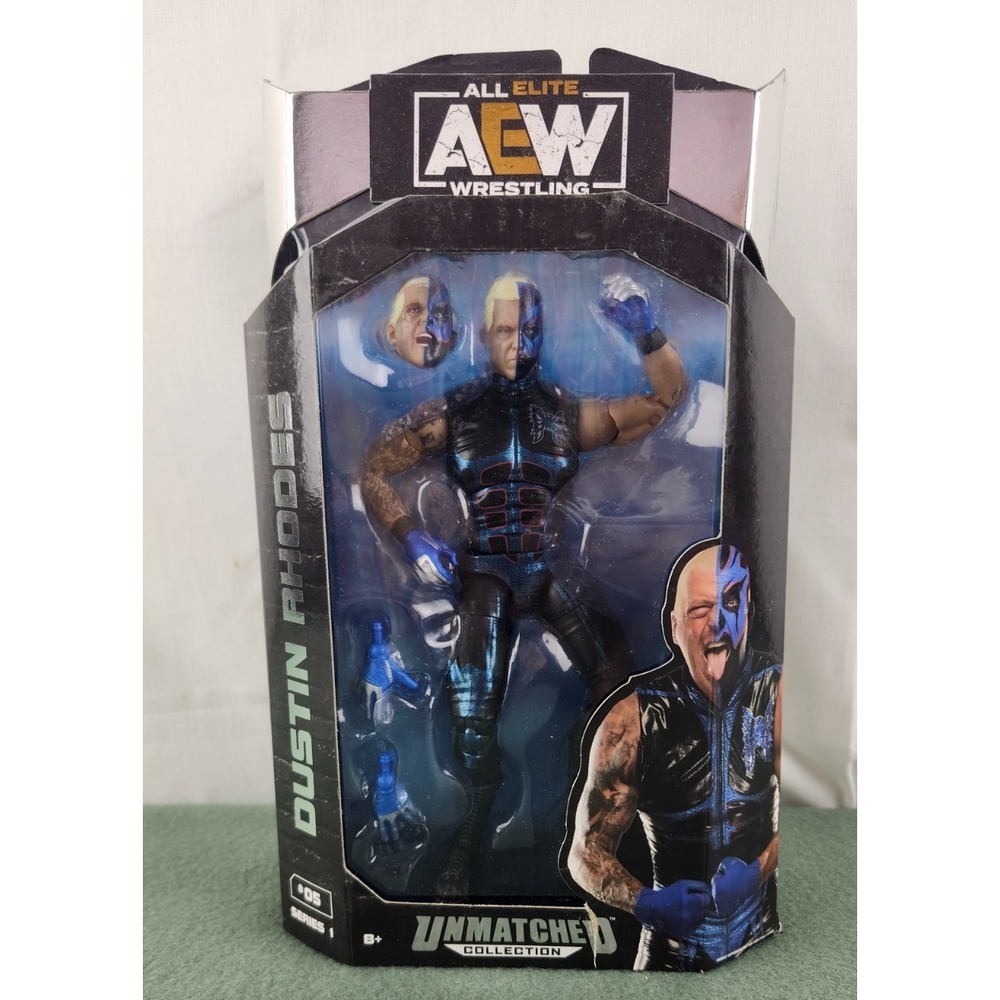 AEW DUSTIN RHODES Unmatched Wrestling Figure Series 1 #05  Jazwares NEW
